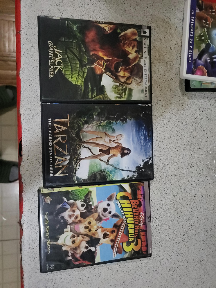 DVD Bundle: Jack, Tarzan, Beverly Hills Chihuahua 3 thumbnail