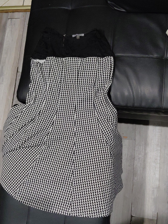 Charlotte Russe Black/White Houndstooth Dress