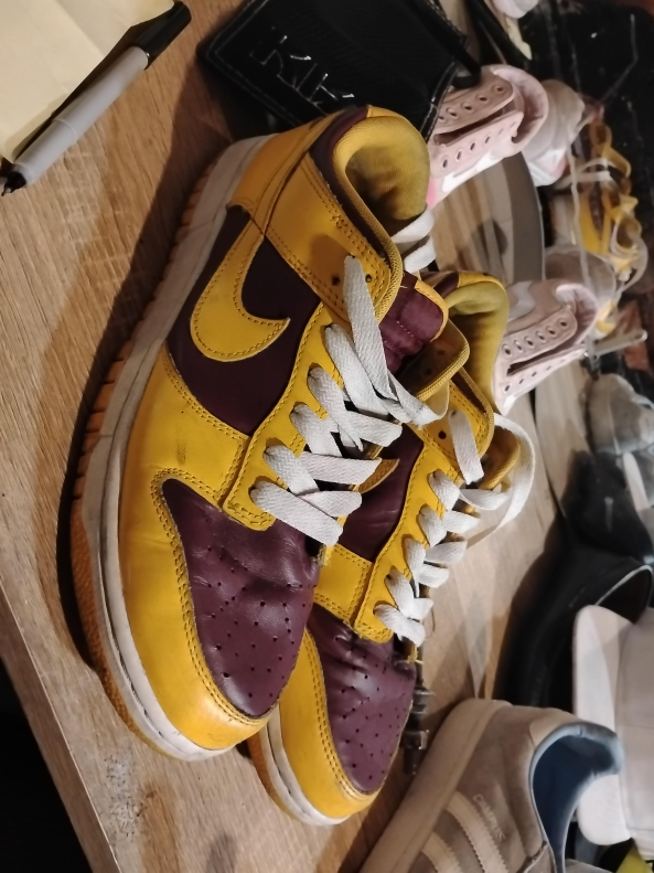 Nike Dunk Low Yellow/Burgundy thumbnail
