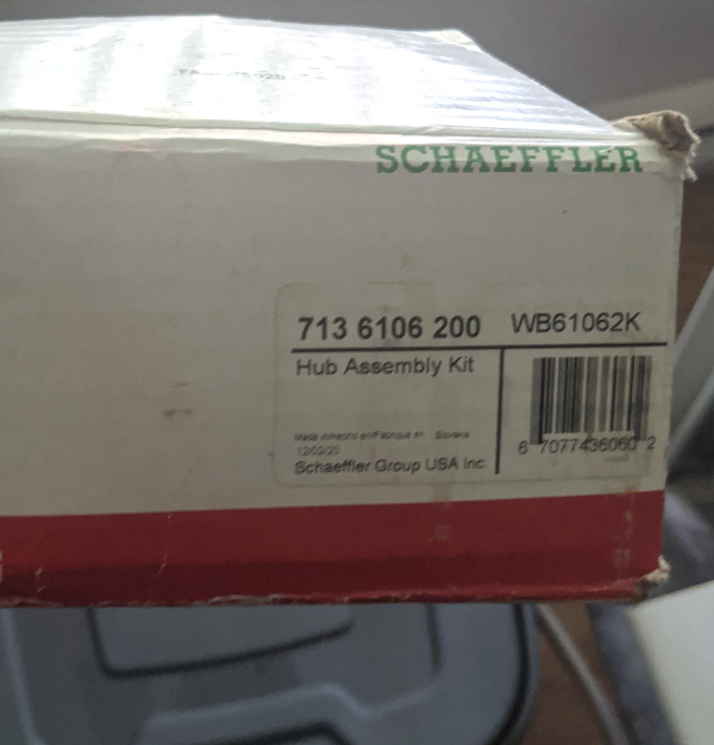 Schaeffler FAG Wheel Bearing Hub Assembly 713 6106 200 thumbnail