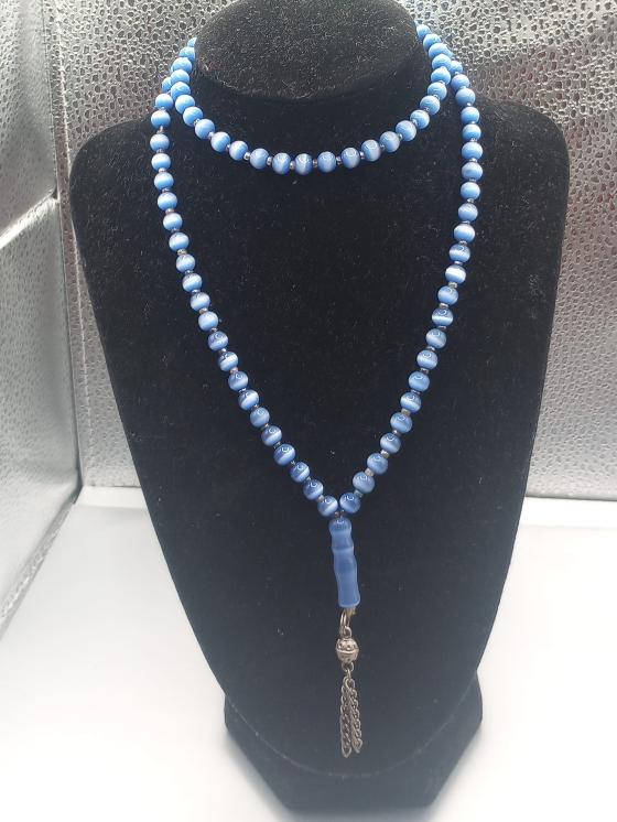 Blue Beaded Necklace thumbnail