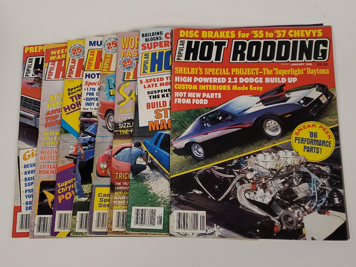 8 Popular Hot Rodding Magazines - Vintage Collection thumbnail