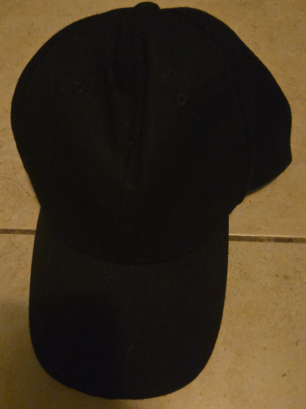 Black Baseball Cap No Logo thumbnail