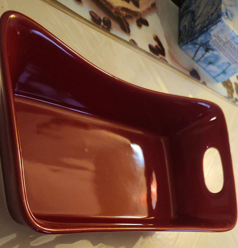 Red Ceramic Baking Dish thumbnail