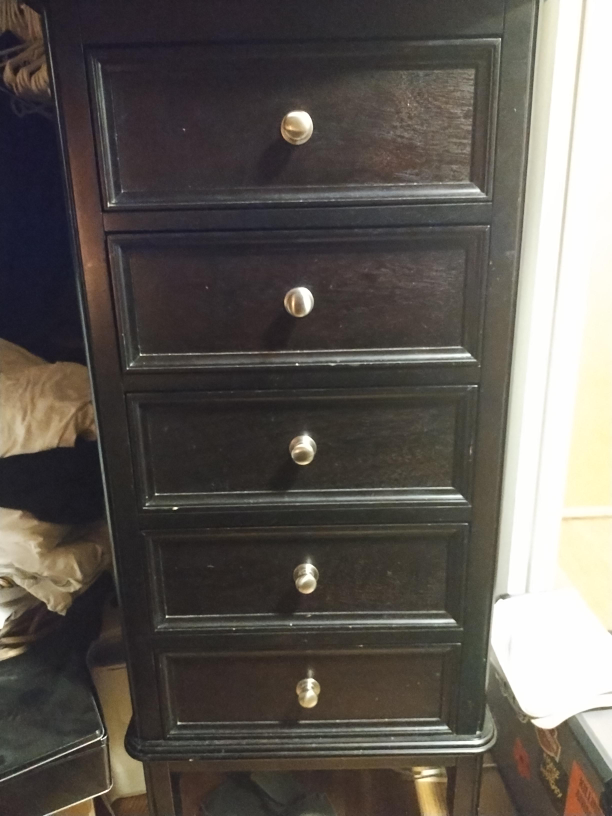 Dark Brown 5-Drawer Chest thumbnail
