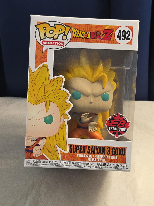 Funko Pop! Dragon Ball Z Super Saiyan 3 Goku #492 thumbnail