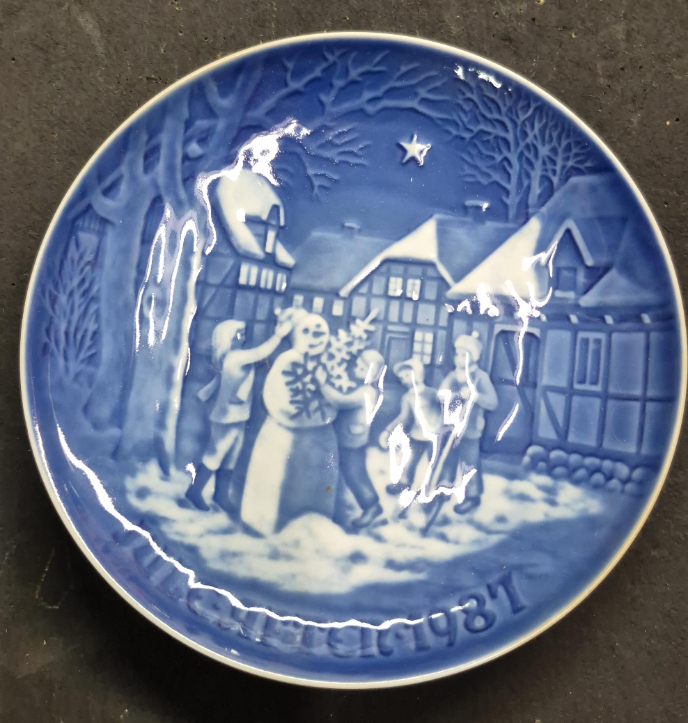 Bing & Grondahl 1987 Christmas Plate thumbnail