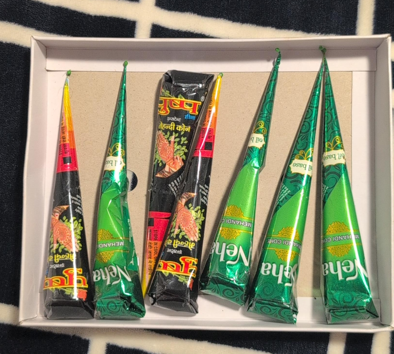 Neha Mehndi Cones - Set of 6 thumbnail