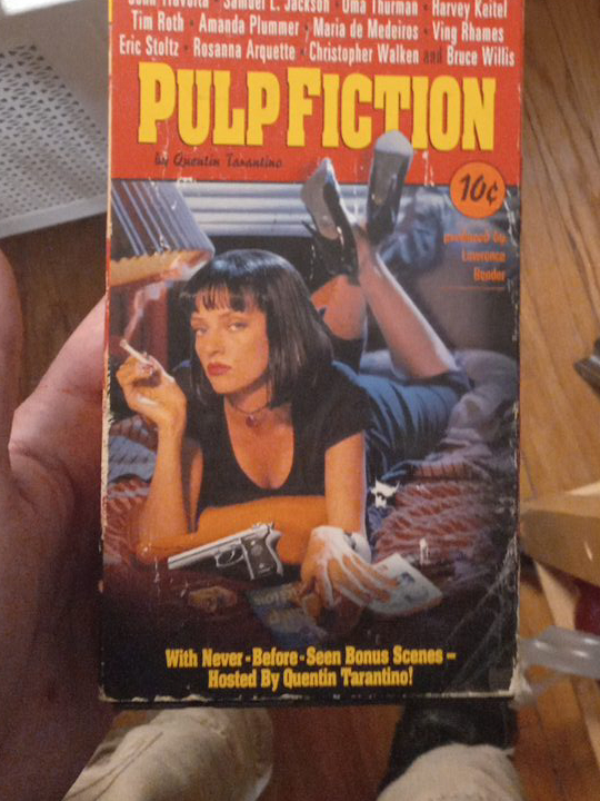 Pulp Fiction VHS Tape thumbnail