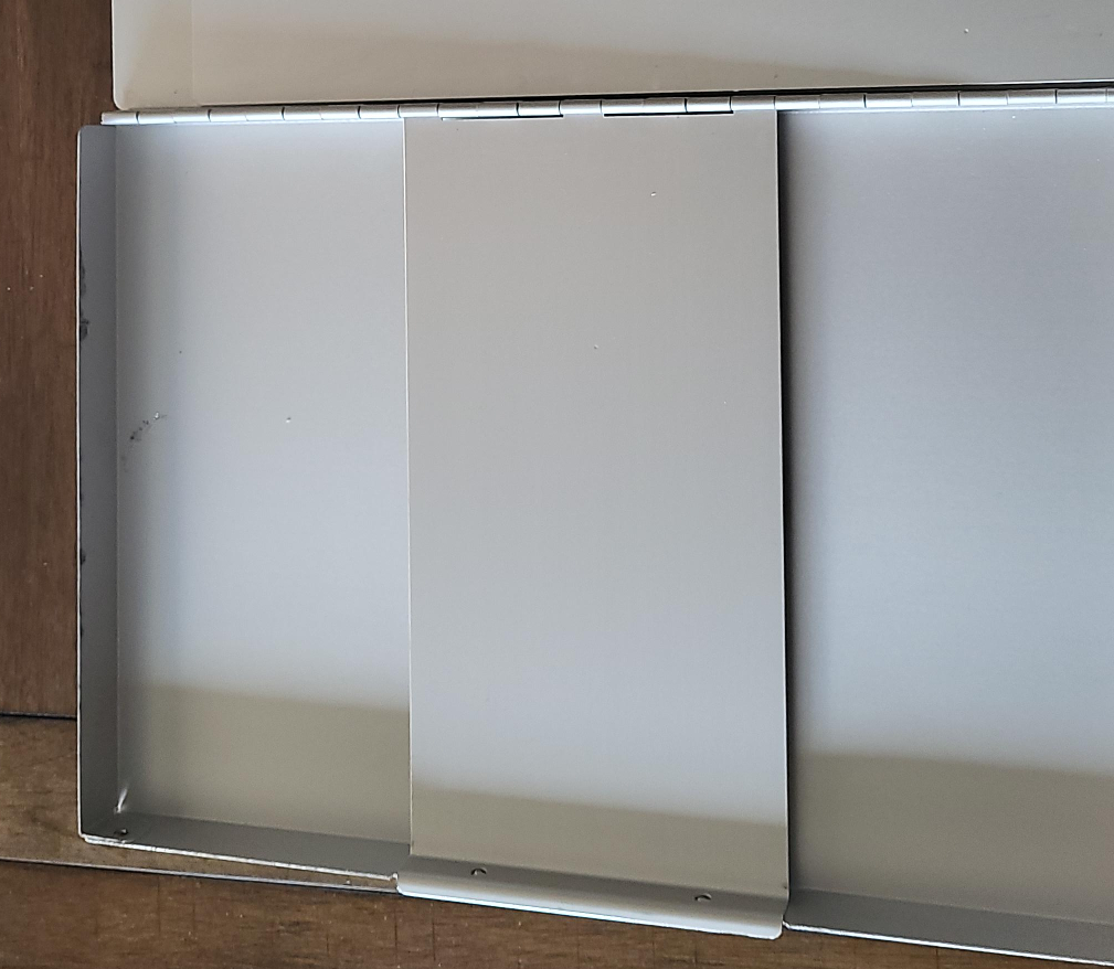 Vintage Silver Metal Clipboard Box thumbnail