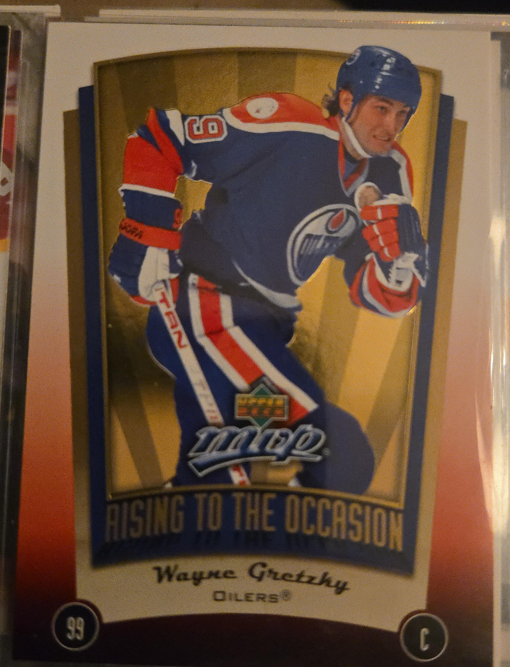 Wayne Gretzky Oilers Upper Deck MVP Card thumbnail