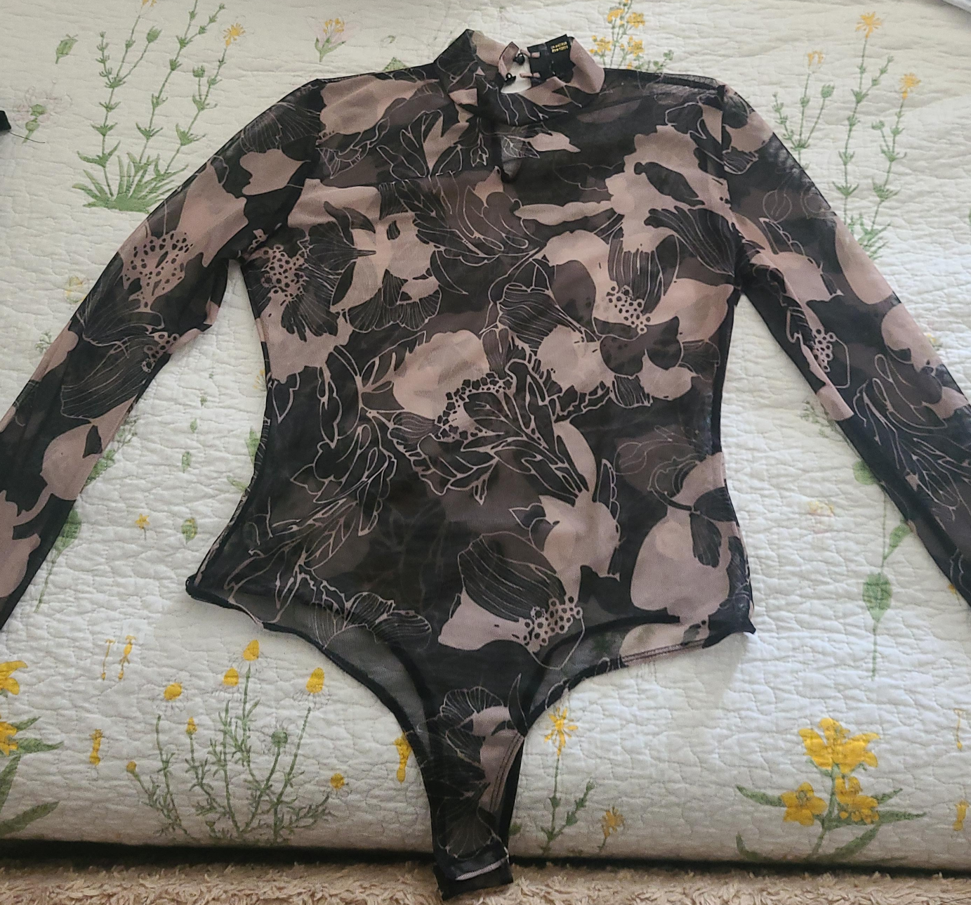 Revamped Floral Bodysuit - Size L thumbnail