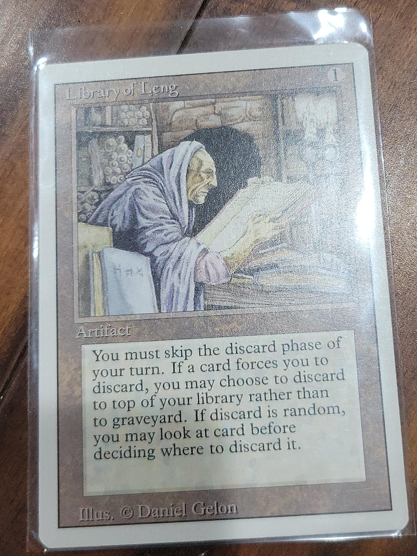 Magic The Gathering: Library of Leng Card