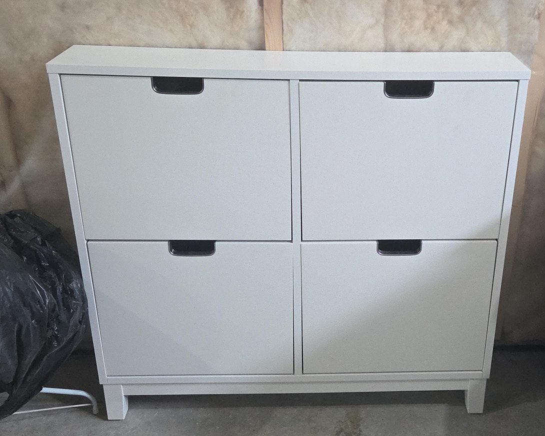 IKEA Hemnes Shoe Cabinet with 4 Compartments