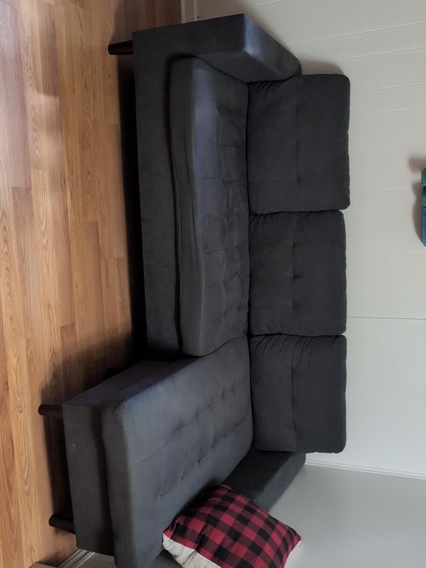Rich Grey Sectional Sofa thumbnail