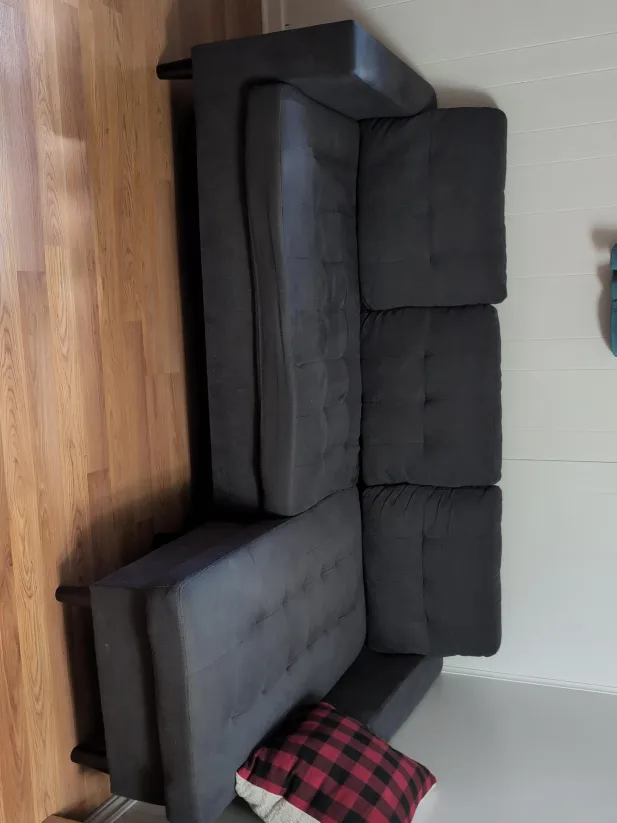 Rich Grey Sectional Sofa