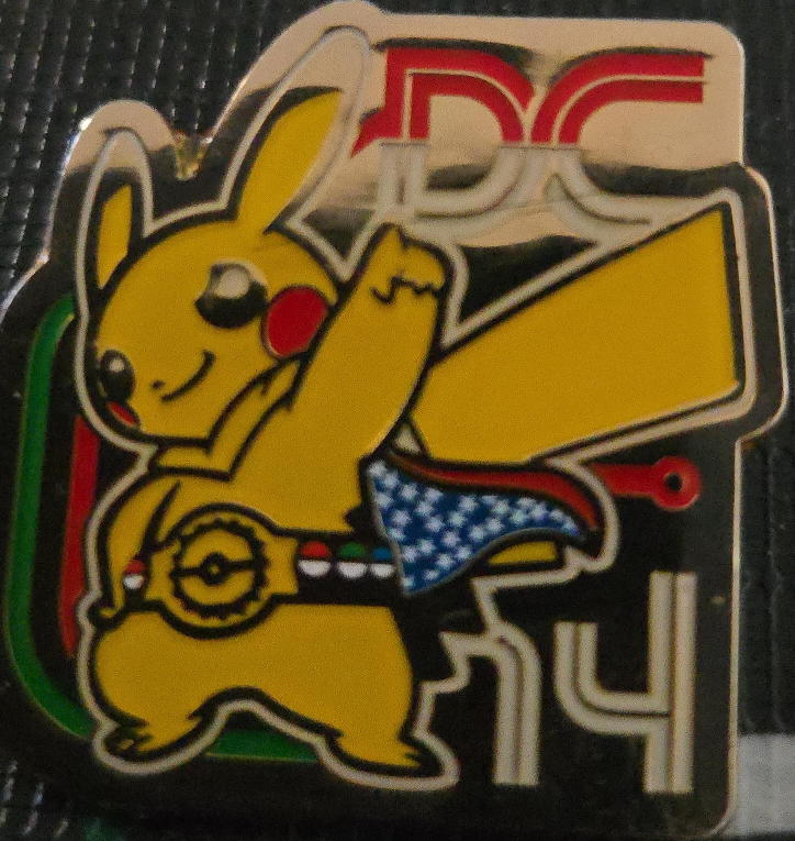 Pokémon Pikachu DC 74 Official Pin thumbnail