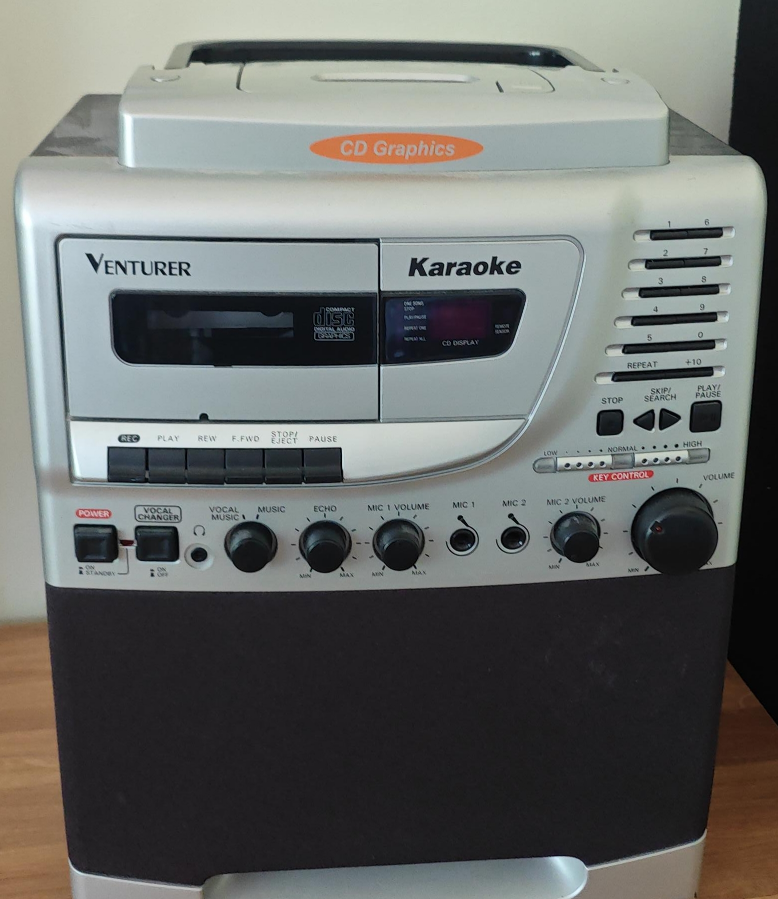 Venturer Karaoke Machine with CD Graphics thumbnail