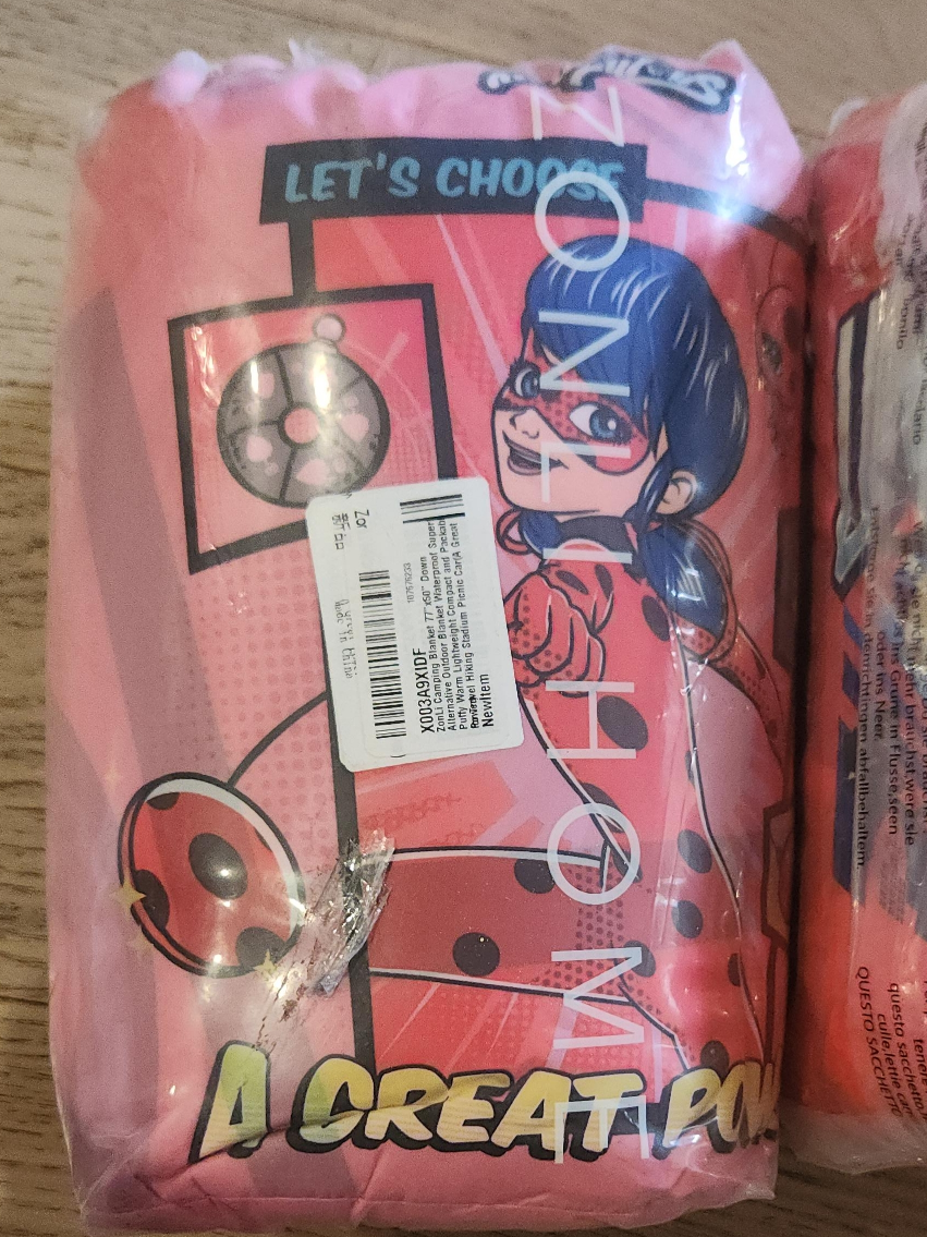 New Ladybug Camping Blanket 77"x50" thumbnail
