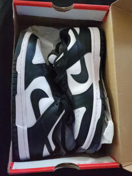 Nike Dunk Low Women's Size 6 - Black/White thumbnail