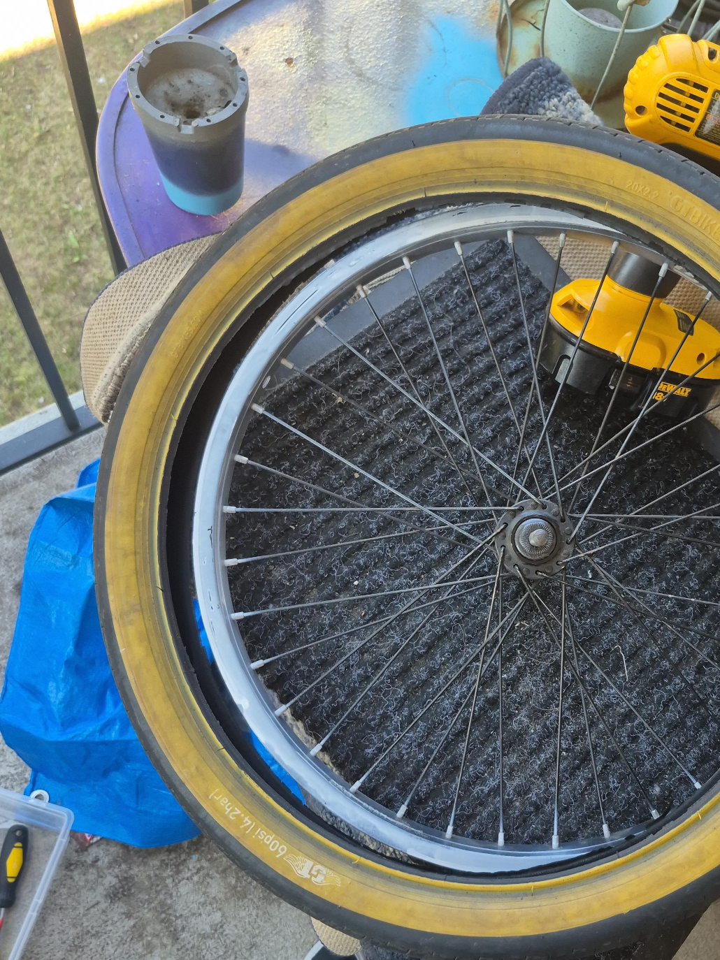 GT Bike Wheel - Yellow thumbnail
