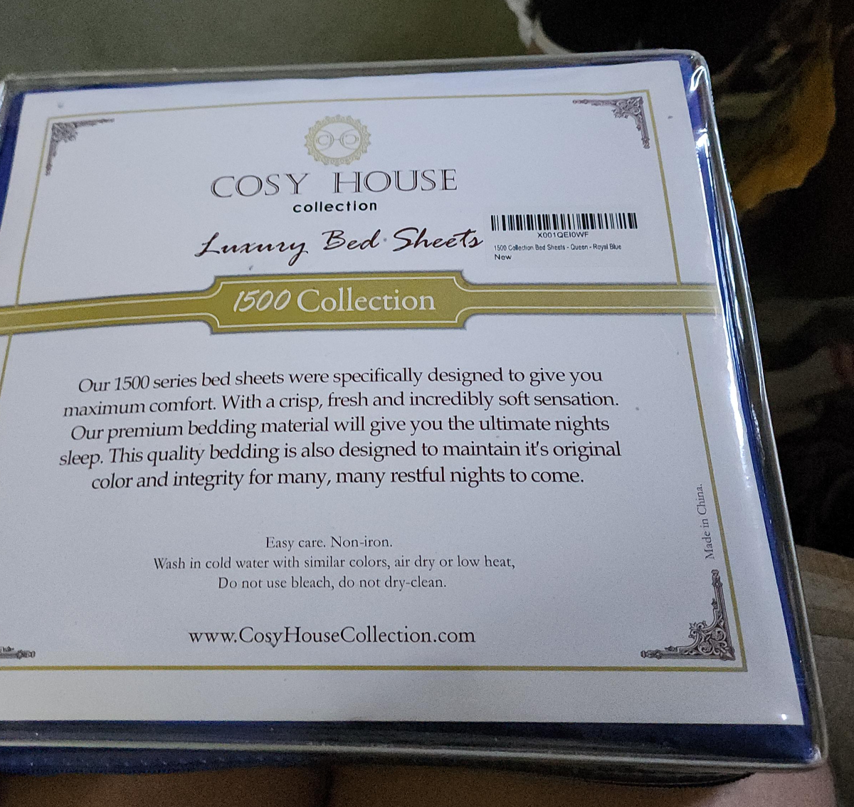 New Cosy House Collection Luxury Bed Sheets - Queen thumbnail