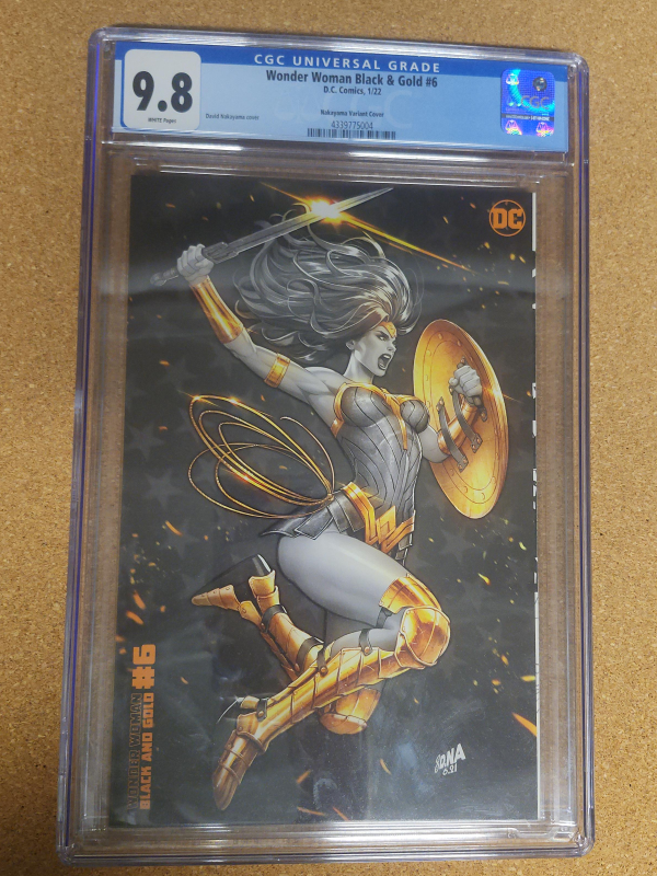Wonder Woman Black & Gold #6 Nakayama CGC 9.8 thumbnail