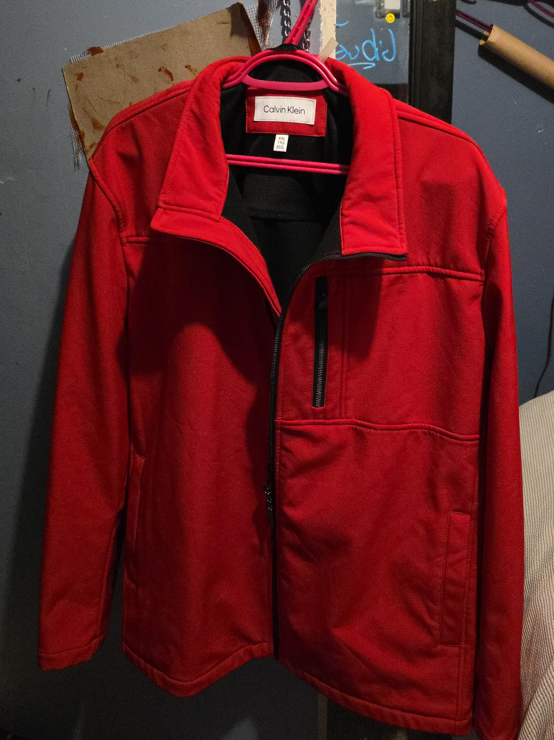 Calvin Klein Red Jacket - Size XXL