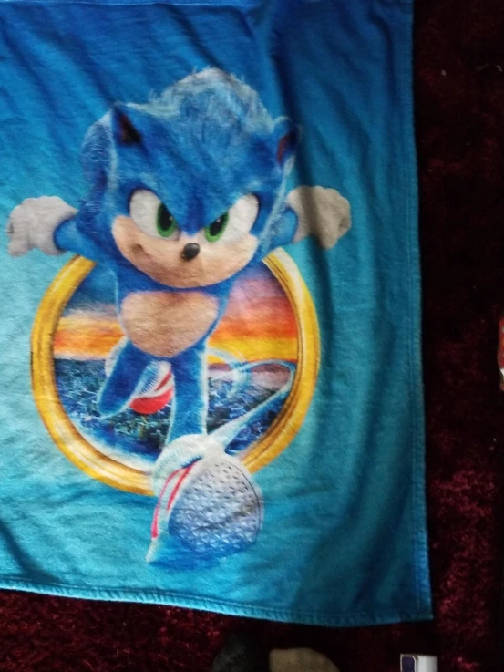 Sonic the Hedgehog blanket thumbnail
