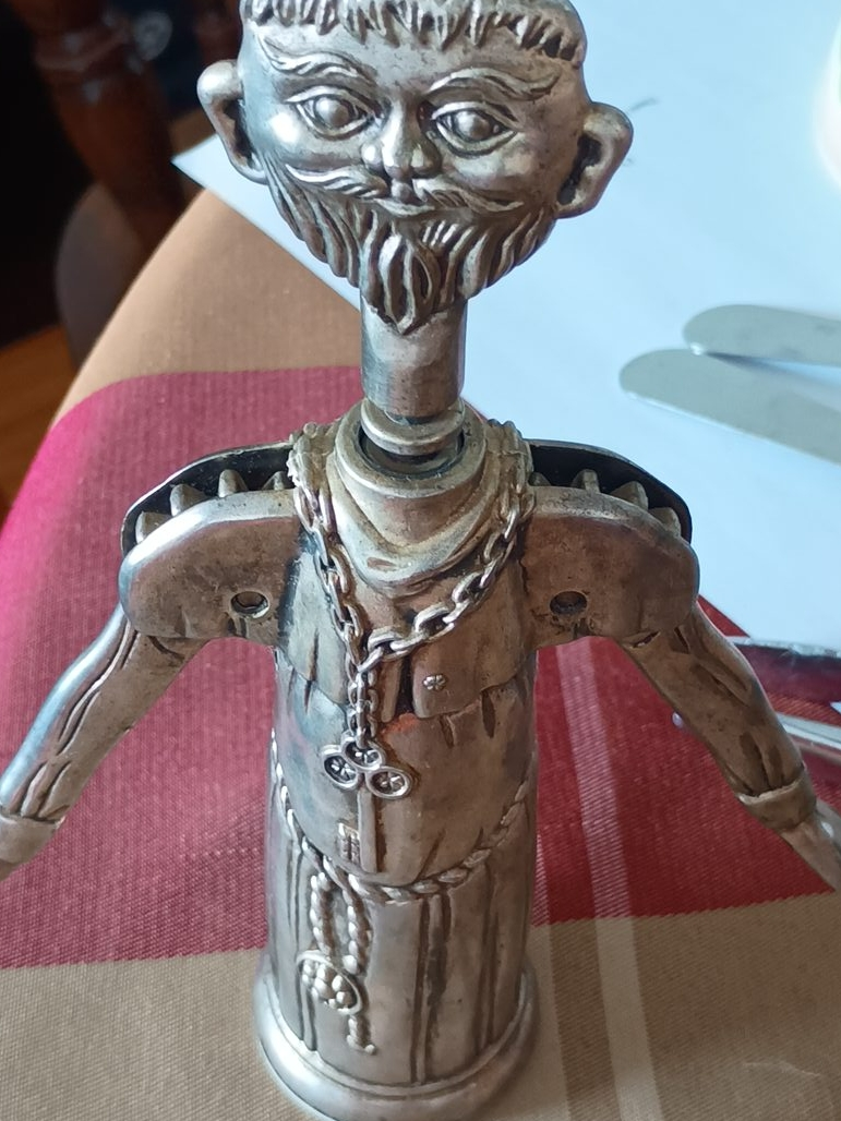 Vintage Monk Figurine Corkscrew thumbnail