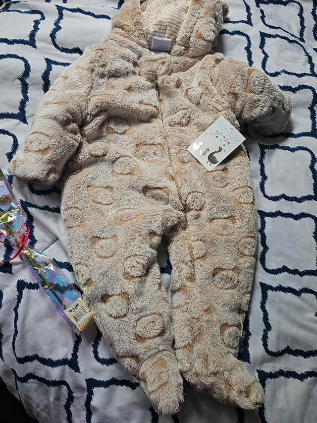 Duck Duck Goose Plush Bear Onesie - New thumbnail
