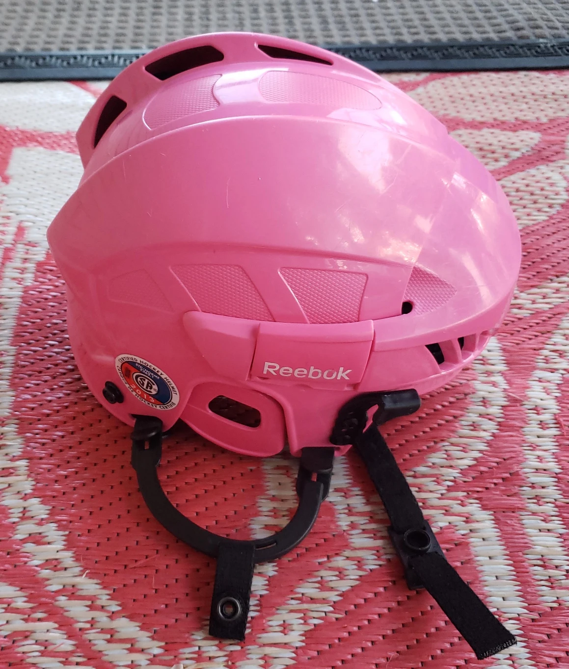 Reebok Pink Hockey Helmet thumbnail
