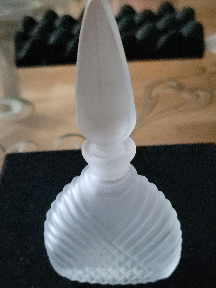 frosted glass perfume bottle thumbnail