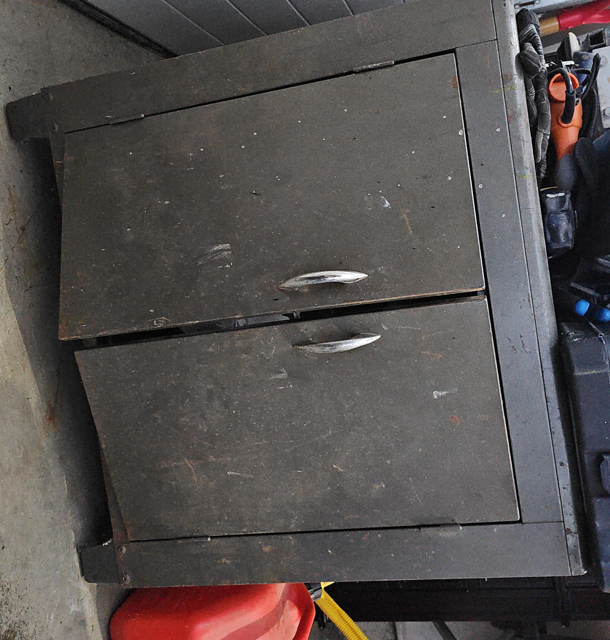 Vintage Metal Shop Cabinet thumbnail