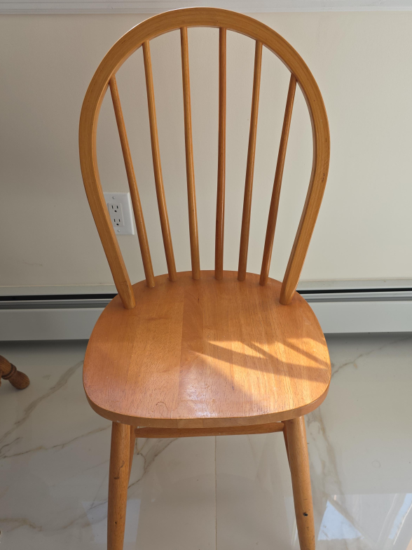 Wooden Spindle Back Dining Chair thumbnail