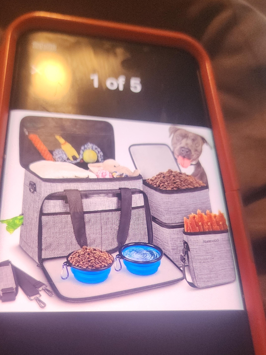 Abrmelod Pet Travel Bag Set thumbnail