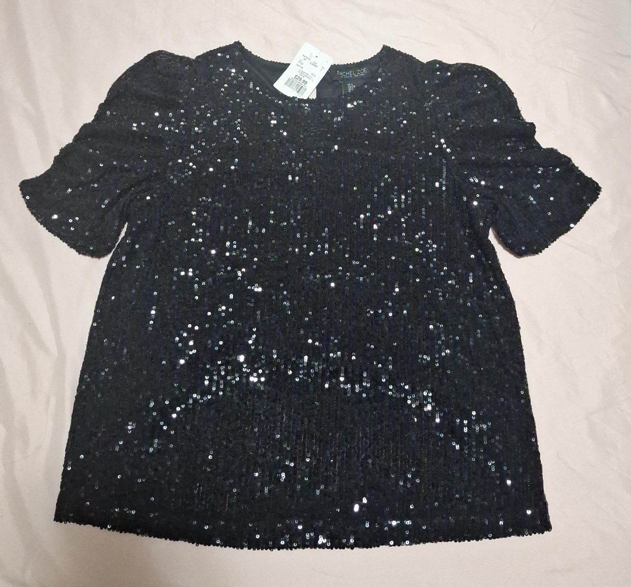 Rachel Zoe Sequin Top - Size S thumbnail