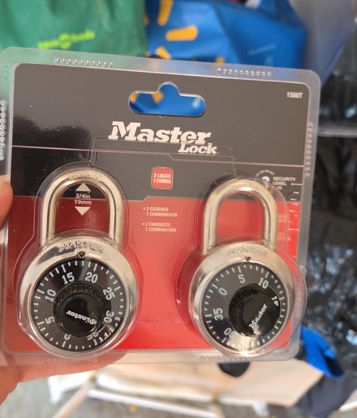 New Master Lock Combination Padlocks - 2 Pack thumbnail