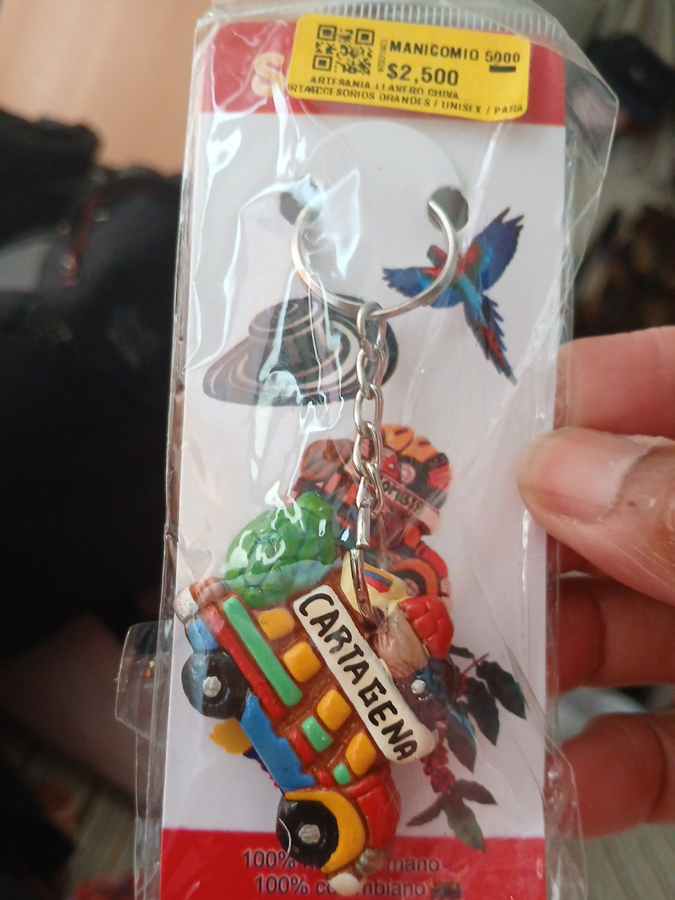 Cartagena Chiva Keychain - New in Package! thumbnail