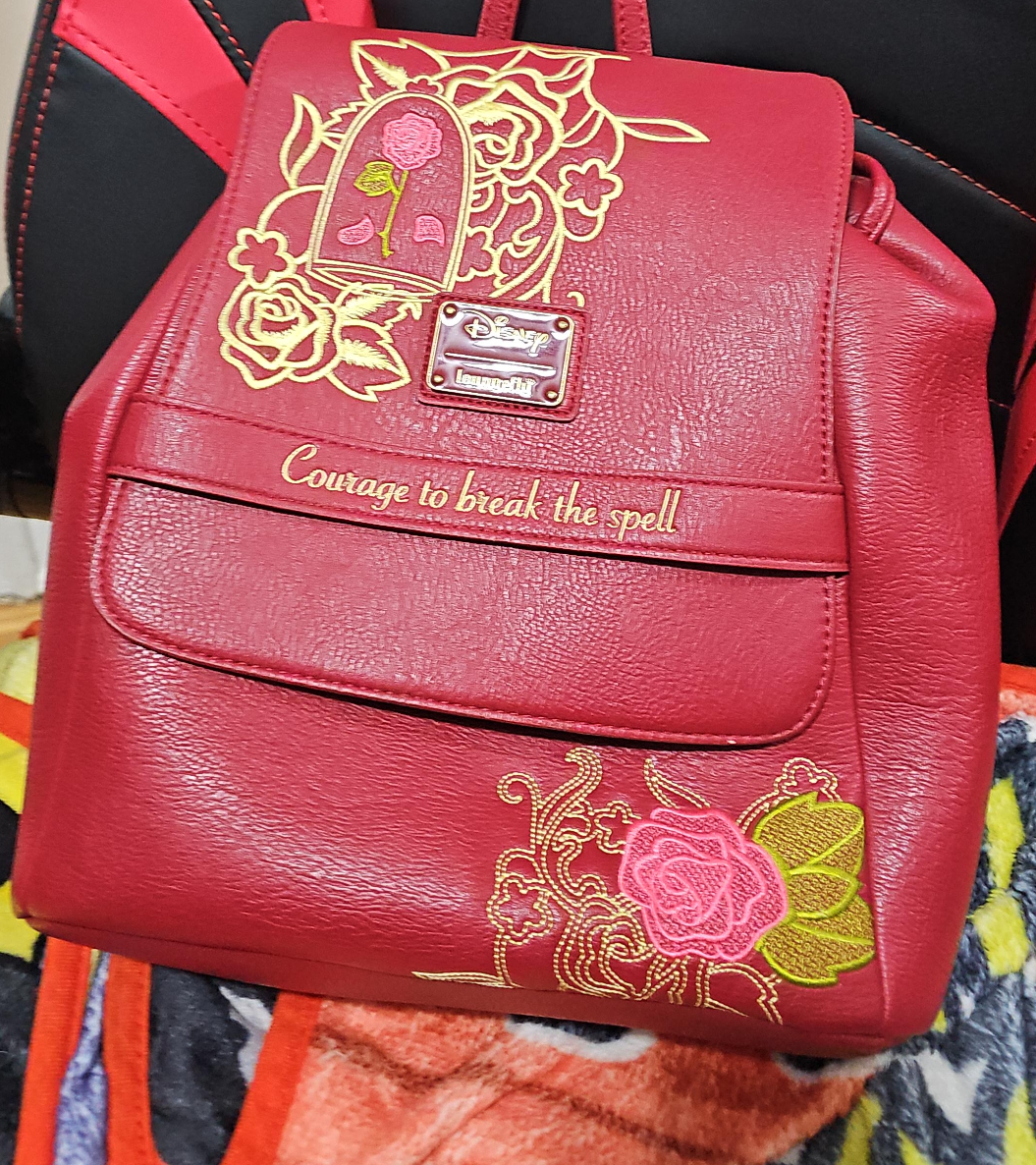 Disney Loungefly Beauty & the Beast Backpack thumbnail