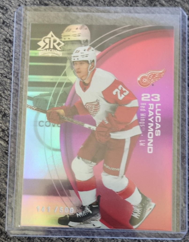 Lucas Raymond Red Wings Hockey Card