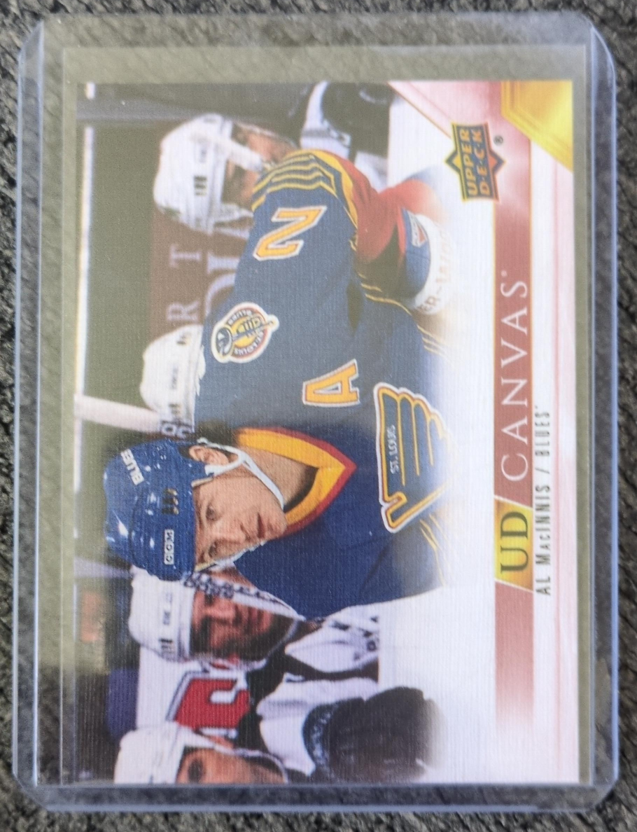 Upper Deck Al MacInnis Canvas Hockey Card