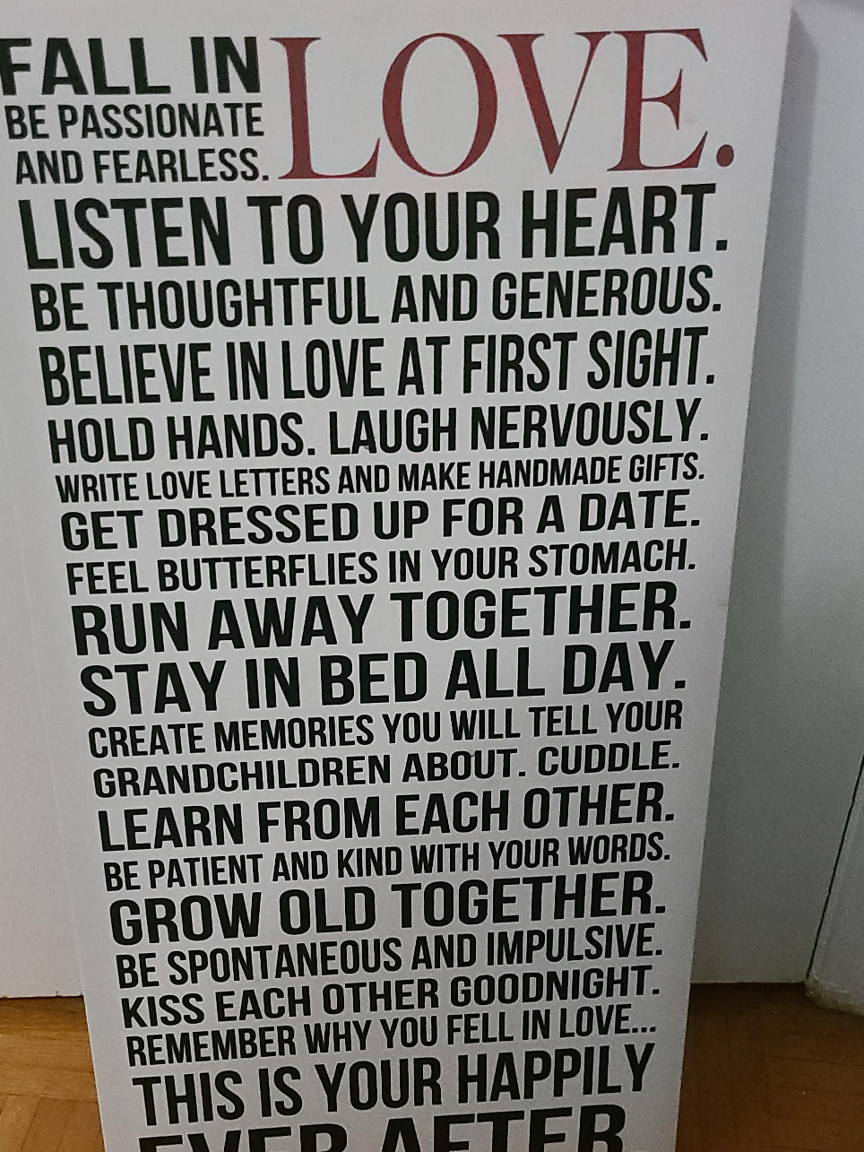 Inspirational LOVE Canvas Print thumbnail