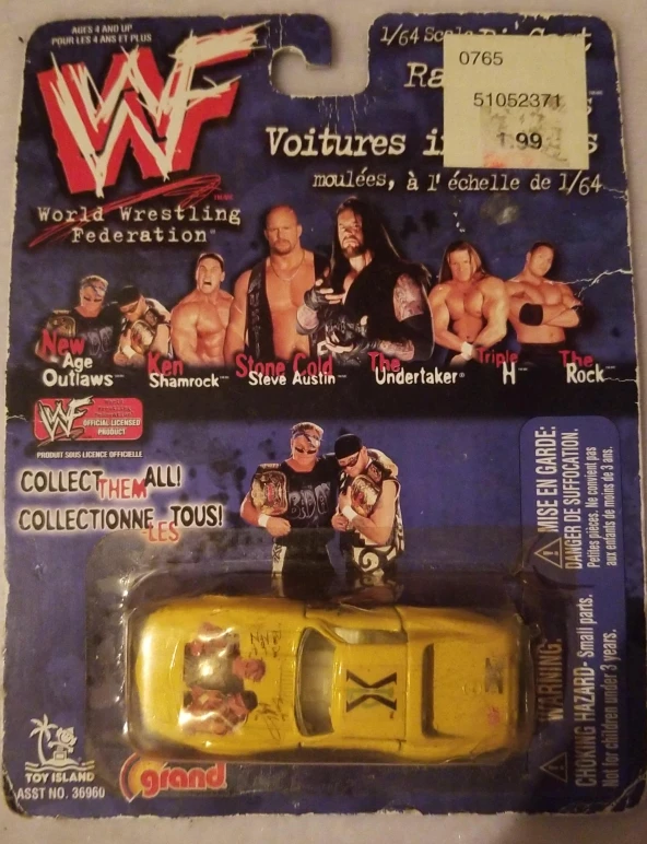 WWF Die-Cast Race Car - Grand Toy Island thumbnail