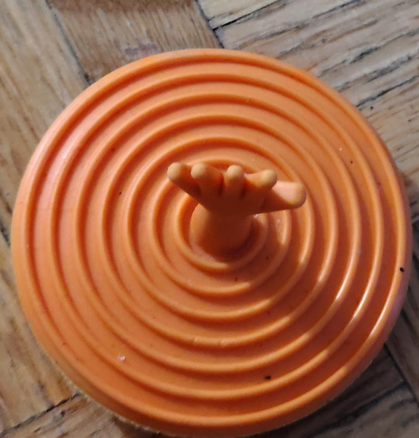 Orange Silicone Drain Stopper thumbnail