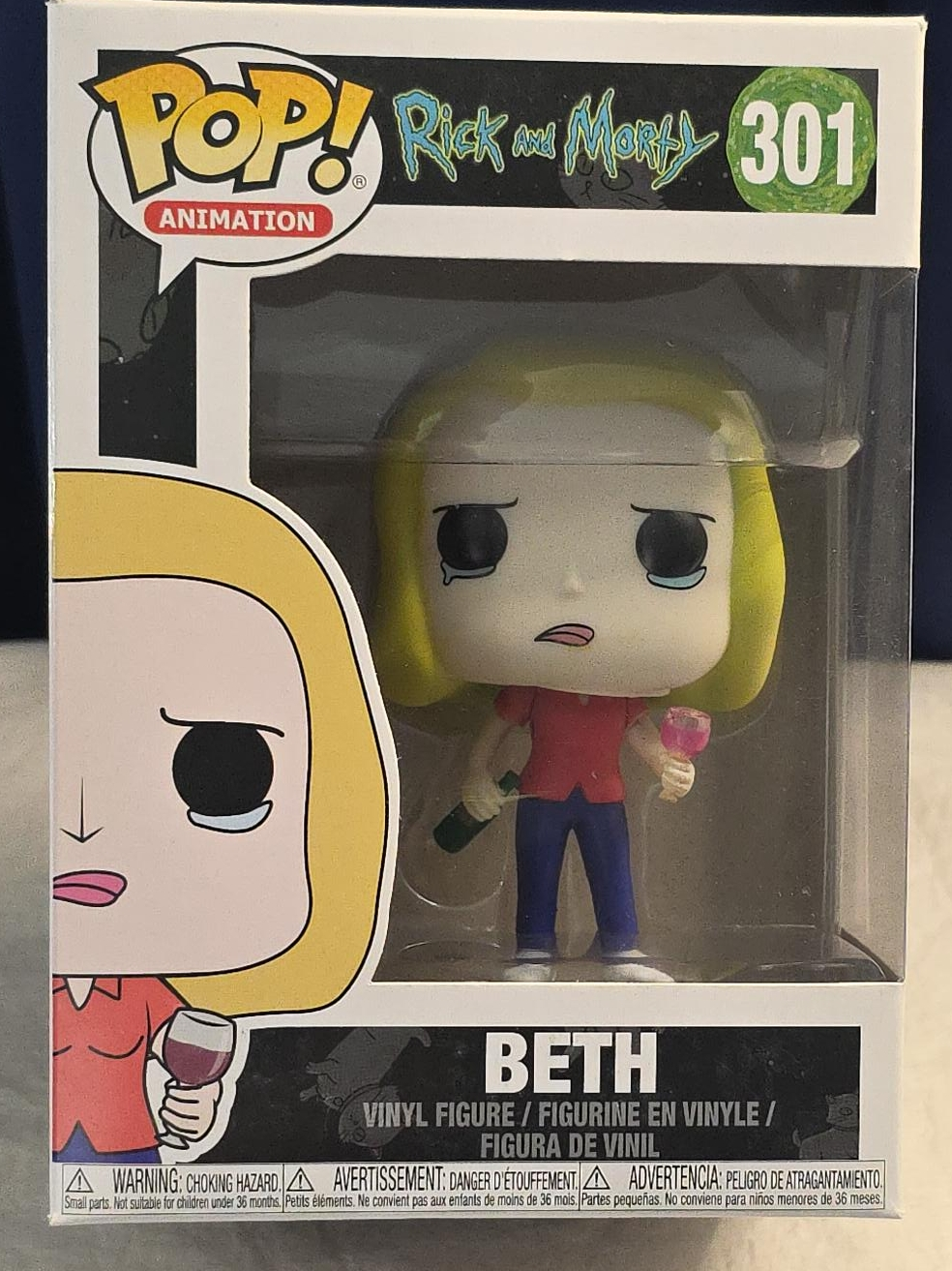 Funko POP! Rick and Morty - Beth Vinyl Figure #301 thumbnail
