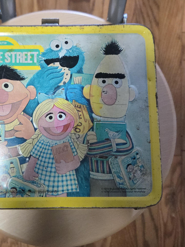 Vintage Sesame Street Lunchbox vintage thumbnail