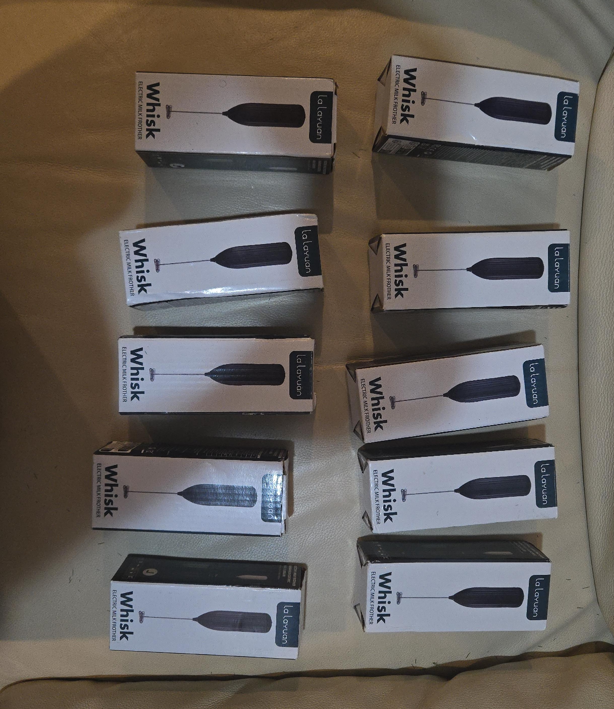 La Layuan Electric Milk Frother Whisk - New! thumbnail