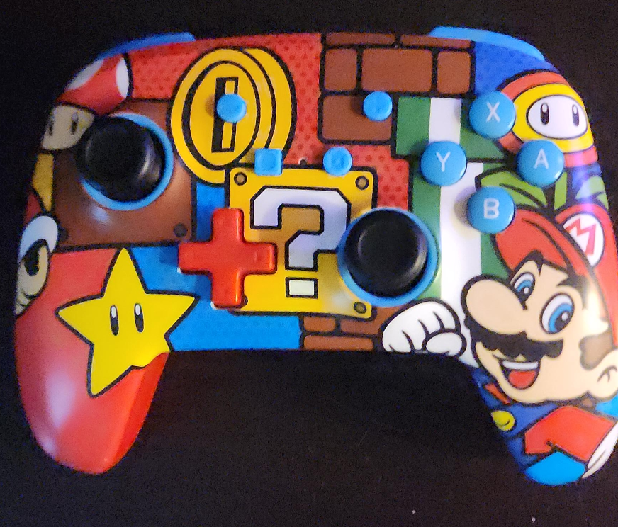 Nintendo Switch Pro Controller - Super Mario Design thumbnail