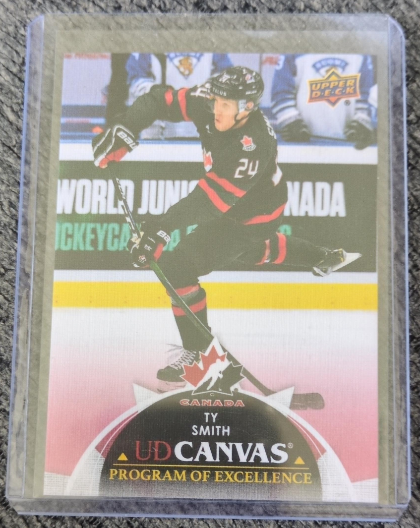 Ty Smith UD Canvas Hockey Card